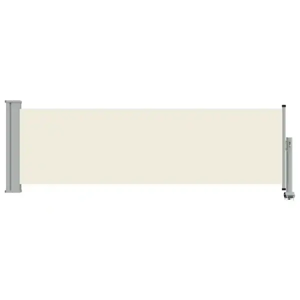 Lahtitõmmatav külgmarkiis terrassile, kreemjas ja hall, 80 x 300 cm – 3
