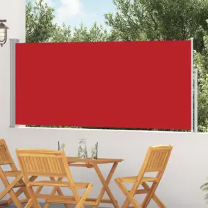 Lahtitõmmatav UV- ja veekindel külgsein, punane, 300 x 120 cm