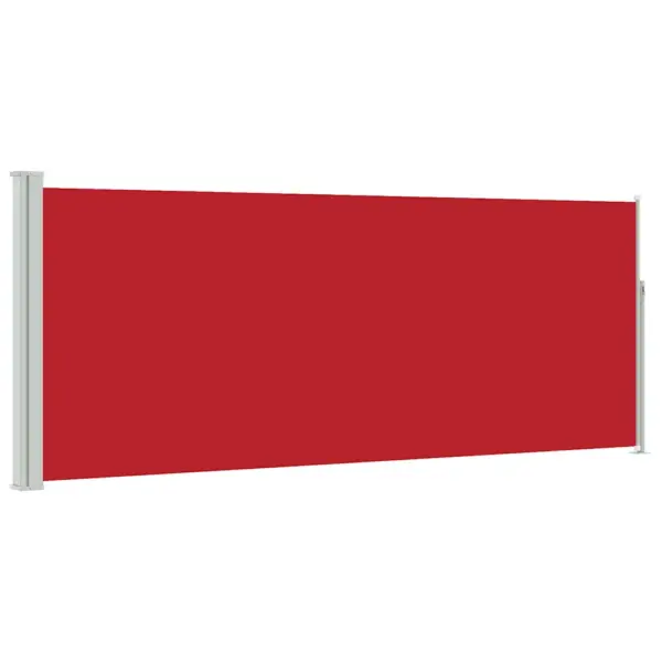 Lahtitõmmatav UV- ja veekindel külgsein, punane, 300 x 120 cm - 2