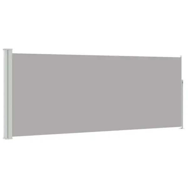 Lahtitõmmatav külgsein tuule- ja privaatsuskaitseks, hall, 120 x 300 cm – 2