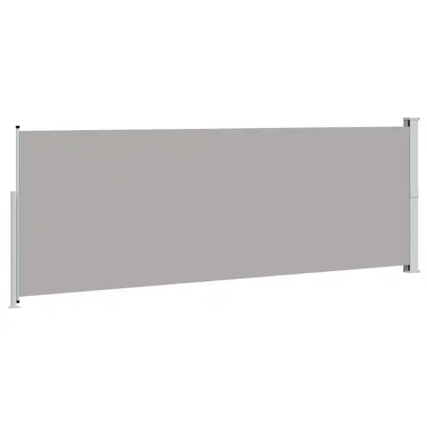 Lahtitõmmatav külgsein terrassile, hall, 160 x 500 cm - 6