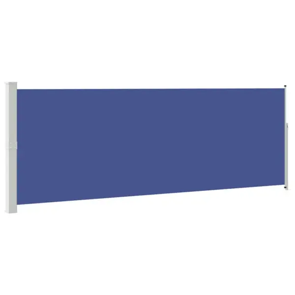 Lahtitõmmatav privaatsussein terrassile, sinine, 160 x 500 cm – 2