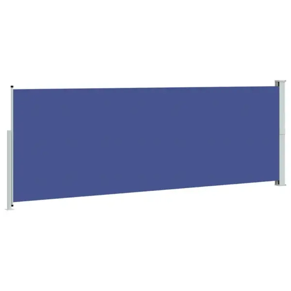 Lahtitõmmatav privaatsussein terrassile, sinine, 160 x 500 cm – 6
