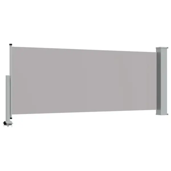 Lahtitõmmatav terrassi külgmarkiis privaatsuseks, hall, 100 x 300 cm – 7