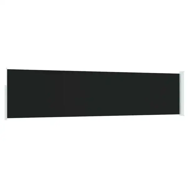Lahtitõmmatav terrassi külgmarkiis, must, 120 x 0–500 cm – 6