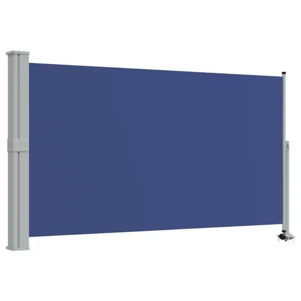 Lahtitõmmatav terrassi ja rõdu külgmarkiis, sinine, 140 x 300 cm – 2