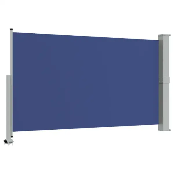 Lahtitõmmatav terrassi ja rõdu külgmarkiis, sinine, 140 x 300 cm – 7