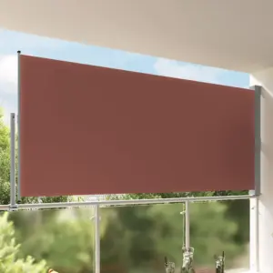 Lahtitõmmatav terrassi külgmarkiis, pruun, 160 x 300 cm