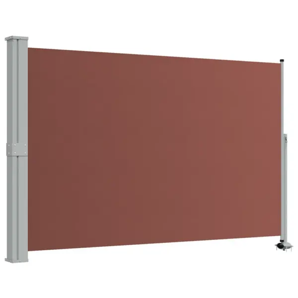 Lahtitõmmatav terrassi külgmarkiis, pruun, 160 x 300 cm – 2