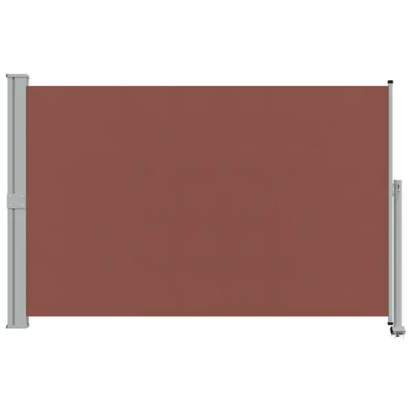 Lahtitõmmatav terrassi külgmarkiis, pruun, 160 x 300 cm – 4