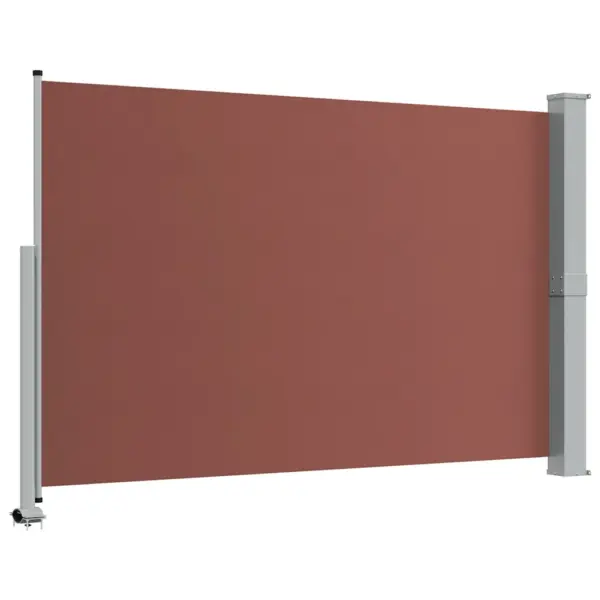 Lahtitõmmatav terrassi külgmarkiis, pruun, 160 x 300 cm – 7