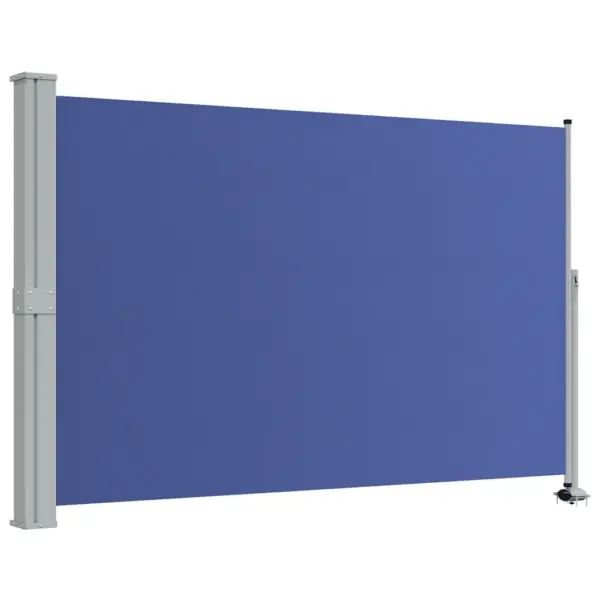 Lahtitõmmatav terrassi külgmarkiis privaatsuseks, sinine, 160 x 300 cm – 2