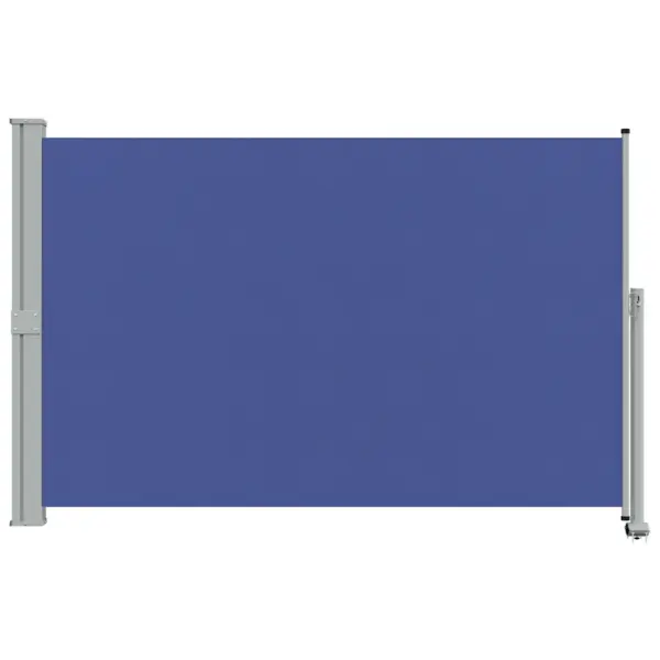 Lahtitõmmatav terrassi külgmarkiis privaatsuseks, sinine, 160 x 300 cm – 4