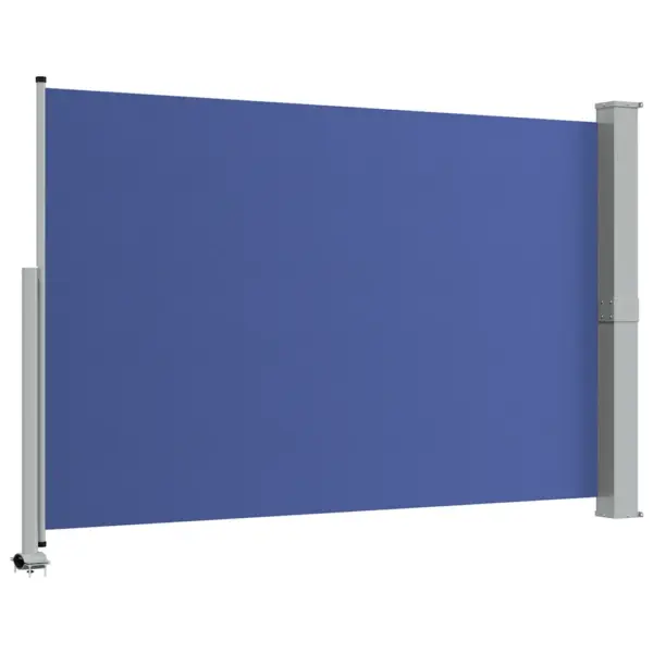Lahtitõmmatav terrassi külgmarkiis privaatsuseks, sinine, 160 x 300 cm – 7