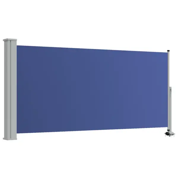 Lahtitõmmatav terrassi külgmarkiis privaatsussein, sinine, 120 x 300 cm – 2
