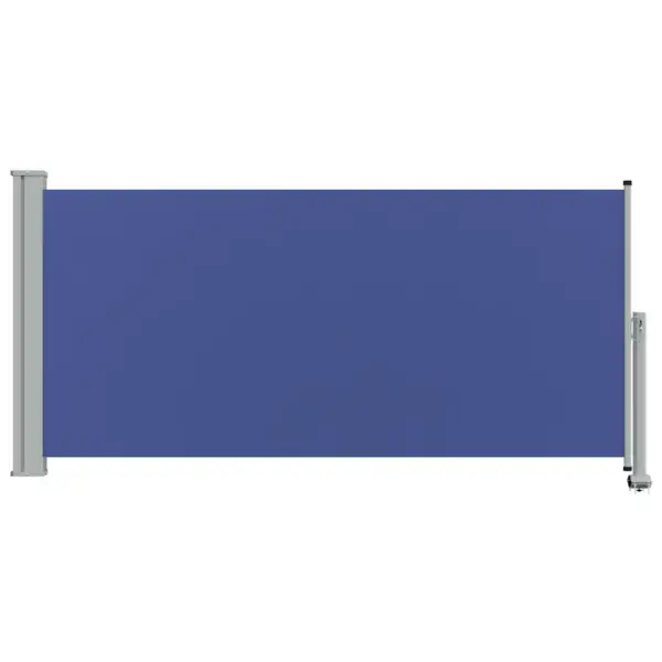 Lahtitõmmatav terrassi külgmarkiis privaatsussein, sinine, 120 x 300 cm – 4