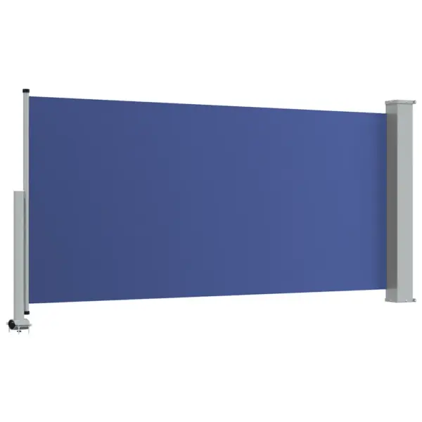 Lahtitõmmatav terrassi külgmarkiis privaatsussein, sinine, 120 x 300 cm – 7