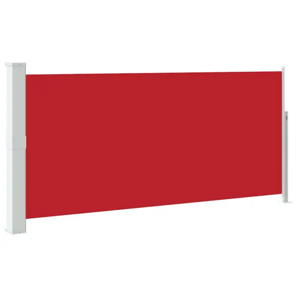 Lahtitõmmatav terrassi külgsein privaatsuse ja tuulekaitseks, punane, 140 x 300 cm – 2