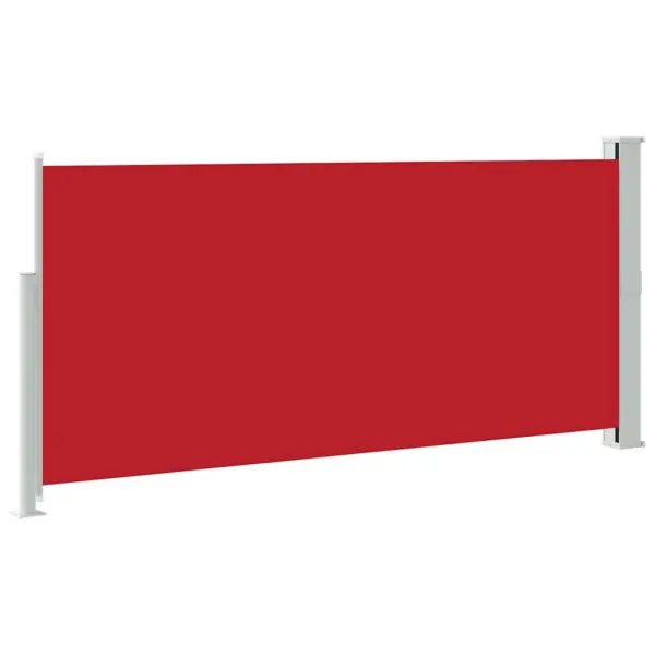 Lahtitõmmatav terrassi külgsein privaatsuse ja tuulekaitseks, punane, 140 x 300 cm – 7
