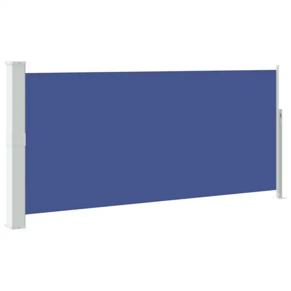 Lahtitõmmatav terrassi külgsein tuule- ja päikesekaitseks, sinine, 140 x 300 cm – 2
