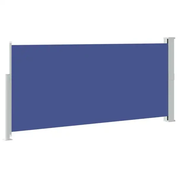 Lahtitõmmatav terrassi külgsein tuule- ja päikesekaitseks, sinine, 140 x 300 cm – 6