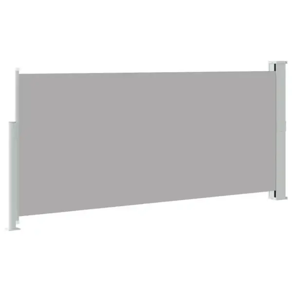 Lahtitõmmatav terrassi külgsein privaatsuseks, hall, 140 x 300 cm - 6
