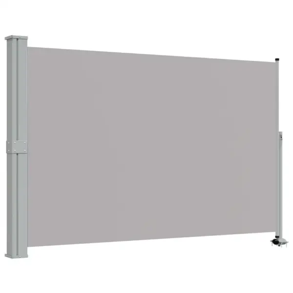 Lahtitõmmatav terrassi külgsein privaatsuseks, hall, 160 x 300 cm – 2
