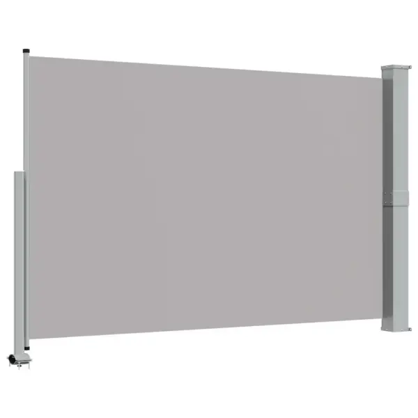 Lahtitõmmatav terrassi külgsein privaatsuseks, hall, 160 x 300 cm – 7