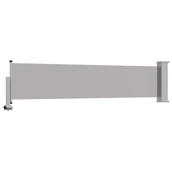 Lahtitõmmatav terrassi külgsein privaatsuseks, hall, 60 x 300 cm – 7