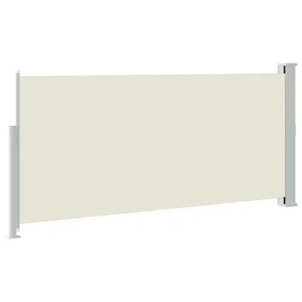 Lahtitõmmatav terrassi külgsein privaatsuseks, kreemjas, 300 x 140 cm – 7