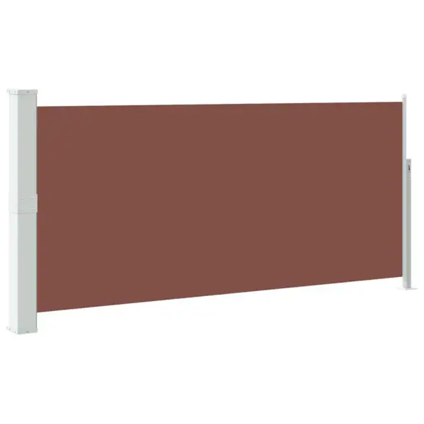 Lahtitõmmatav terrassi külgsein, pruun, 300 x 140 cm, UV- ja veekindel – 2