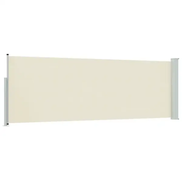 Lahtitõmmatav terrassi külgsirm privaatsuseks, kreemjas, 100 x 300 cm – 6