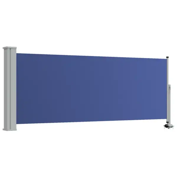 Lahtitõmmatav terrassi külgsirm privaatsuse tagamiseks, sinine, 100 x 300 cm – 2