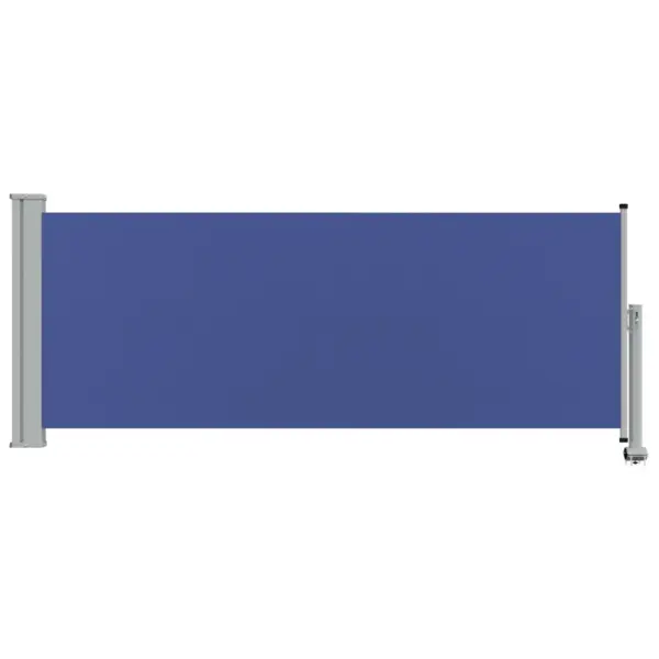 Lahtitõmmatav terrassi külgsirm privaatsuse tagamiseks, sinine, 100 x 300 cm – 4