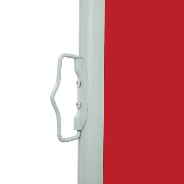 Lahtitõmmatav terrassi külgsirm, 100 x 0–500 cm, punane – 9
