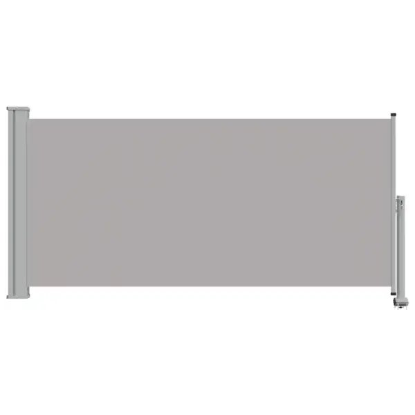 Lahtitõmmatav terrassi ja rõdu külgsirm, hall, 120 x 300 cm – 5