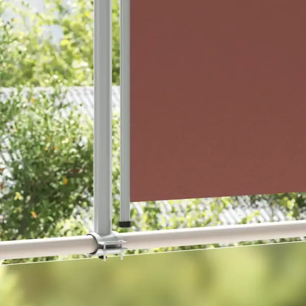 Lahtitõmmatav terrassi privaatsussirm, pruun, 140 x 300 cm - 3