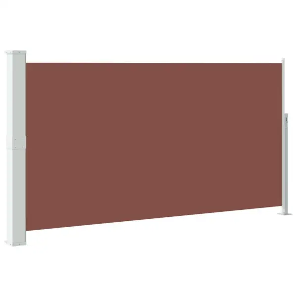 Lahtitõmmatav terrassi külgsirm, pruun, 170 x 300 cm – 2