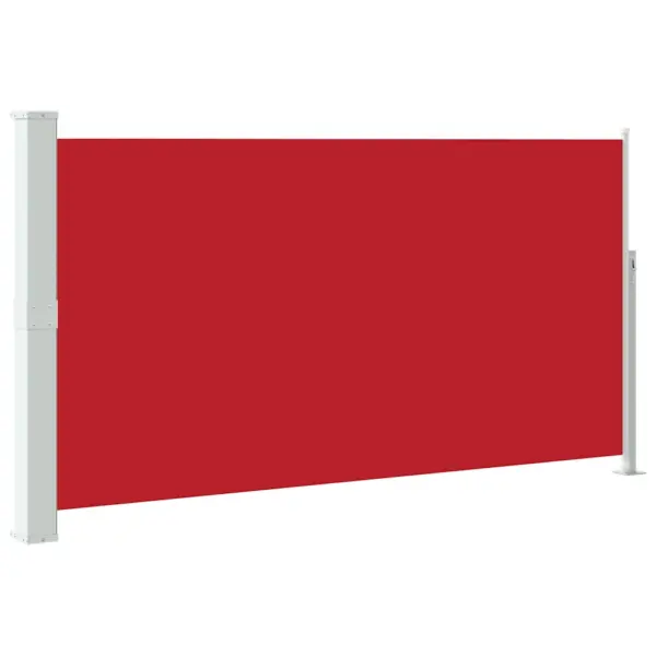 Lahtitõmmatav terrassi külgsirm, punane, 170 x 300 cm – 2