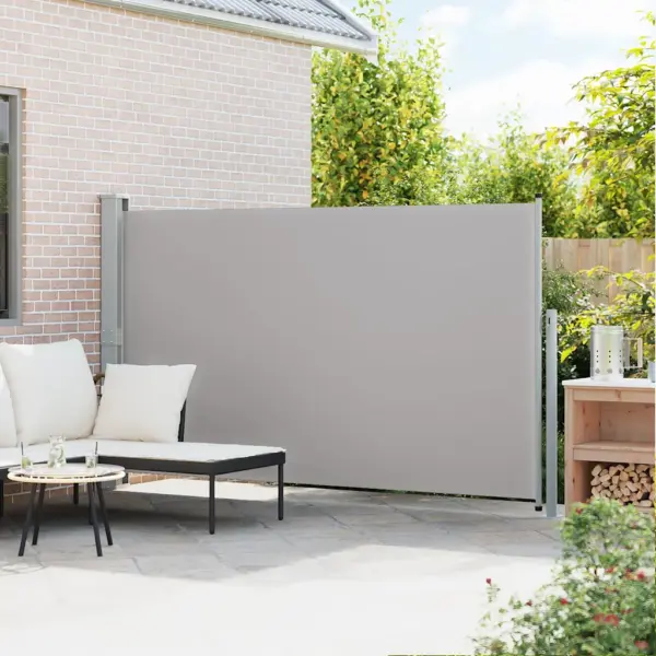 Lahtitõmmatav terrassi külgsirm, hall, 170 x kuni 300 cm – 3