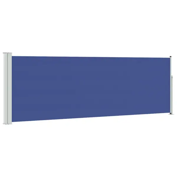 Lahtitõmmatav terrassi külgsirm, sinine, 100 x 300 cm – 2