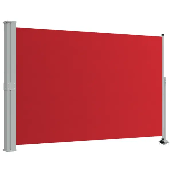 Lahtitõmmatav terrassi privaatsussein, punane, 160 x 300 cm - 2
