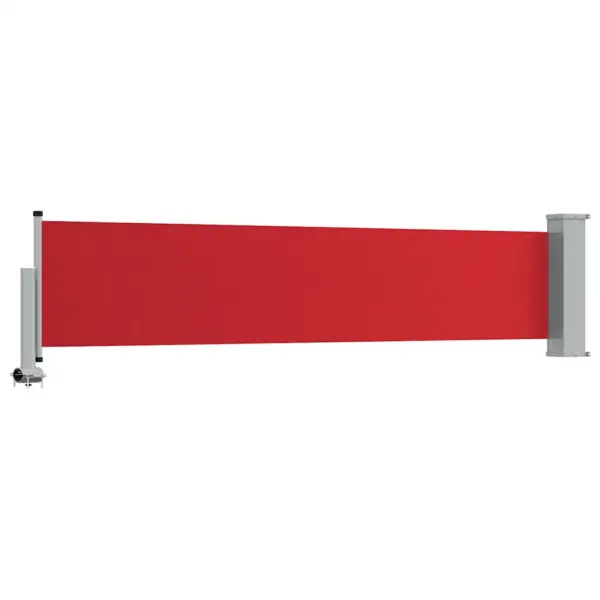Lahtitõmmatav terrassi ja rõdu privaatsussein, 60 x 300 cm, punane-hall – 6