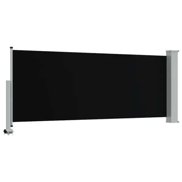 Lahtitõmmatav terrassi külgsirm, must, 120 x 300 cm – 7