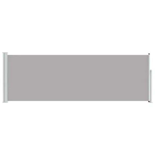 Lahtitõmmatav terrassi külgsirm privaatsuse ja tuulekaitsega, hall, 100 x 300 cm – 4
