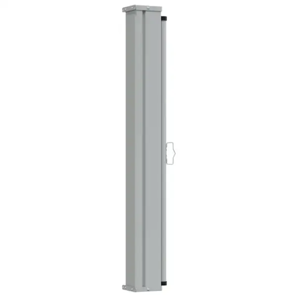 Lahtitõmmatav terrassi külgsein, pruun sirm halli alusega, 120 x 300 cm – 5