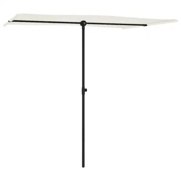 Lame aia päikesevari alumiiniumpostiga, liivabeež, 200 x 150 cm – 3