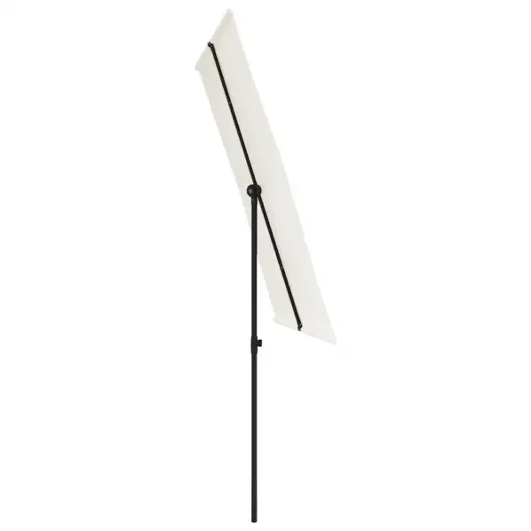 Lame aia päikesevari alumiiniumpostiga, liivabeež, 200 x 150 cm – 5