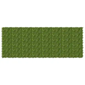 Lehemustriga privaatsusekraan rõdule ja aeda, roheline-kollane, 400 x 150 cm