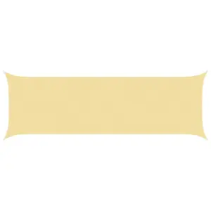 Ristkülikukujuline liivakarva päikesepuri, 6 x 2 m, 100% Oxford-polüester